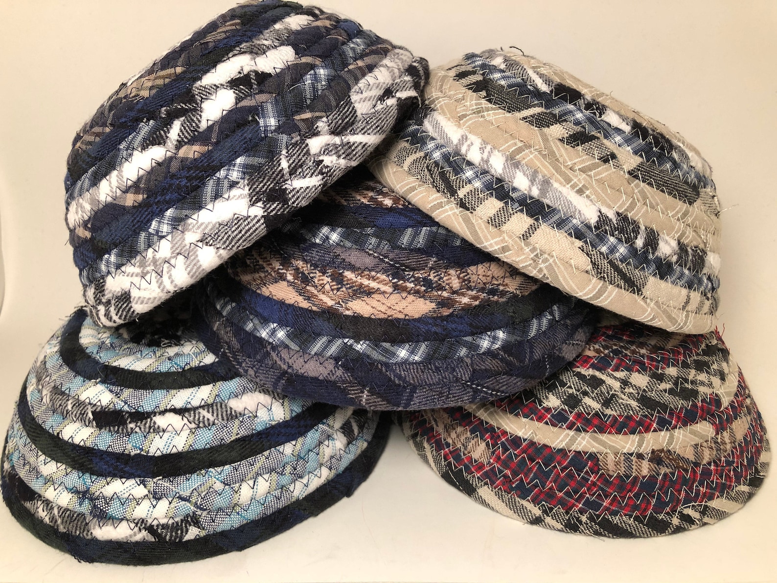 Memory Rope Bowl Memory Bowls - Rope Fabric Bowl - Coiled Rope Basket - Clothesline ...