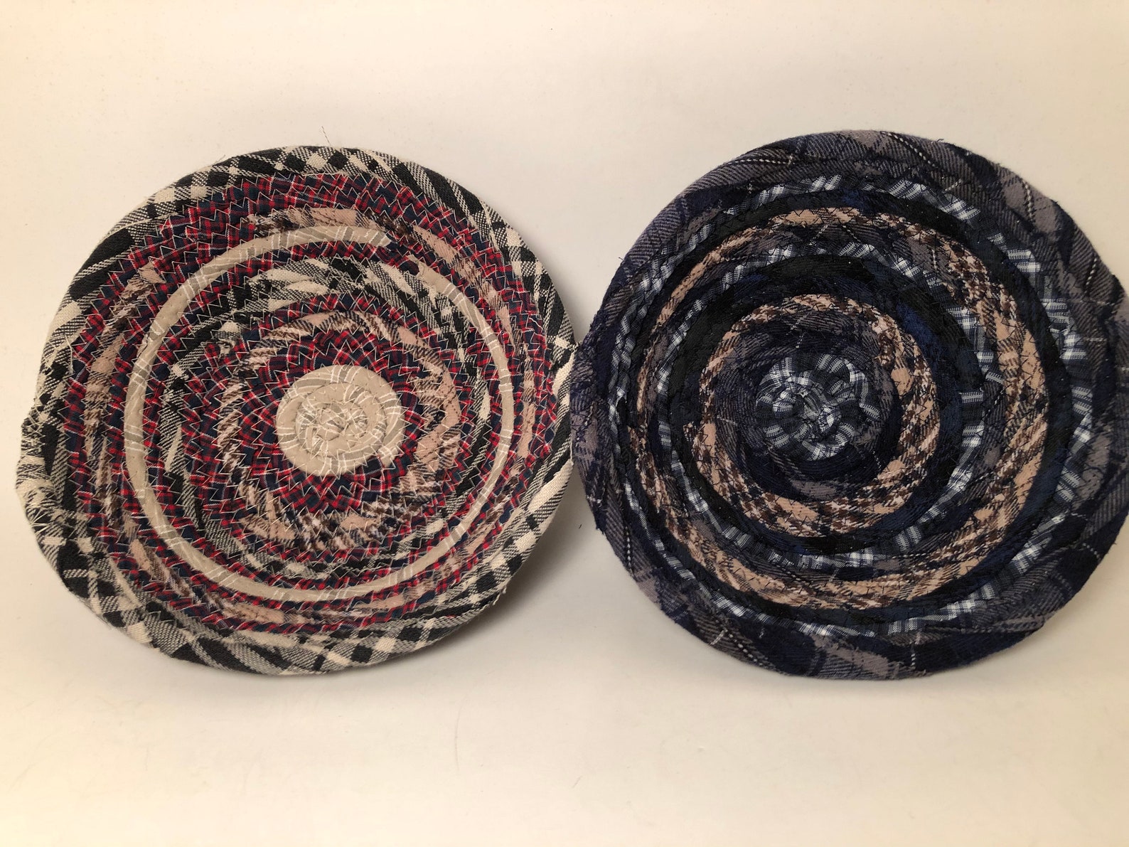 Memory Rope Bowl Memory Bowls - Rope Fabric Bowl - Coiled Rope Basket - Clothesline ...