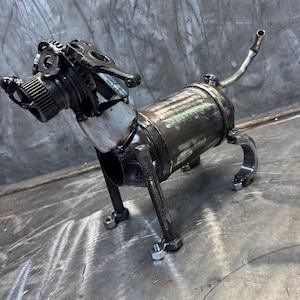 Car parts dog
