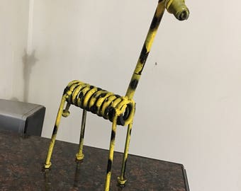 Scrap metql giraffe