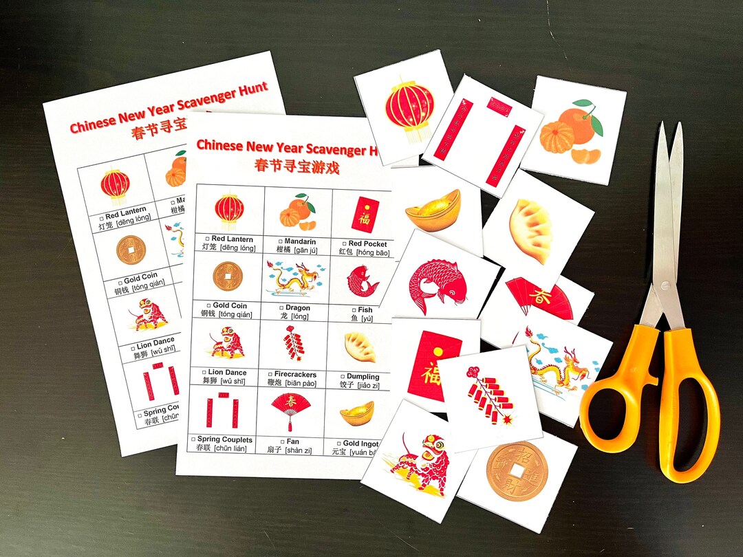 chinese new year scavenger hunt 2025