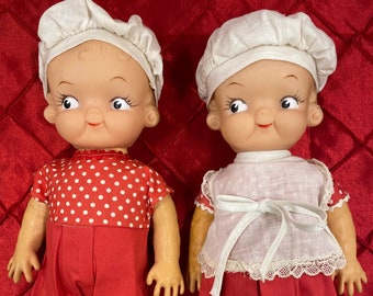 Vintage Campbell Soup Kids Dolls (They Squeak!)