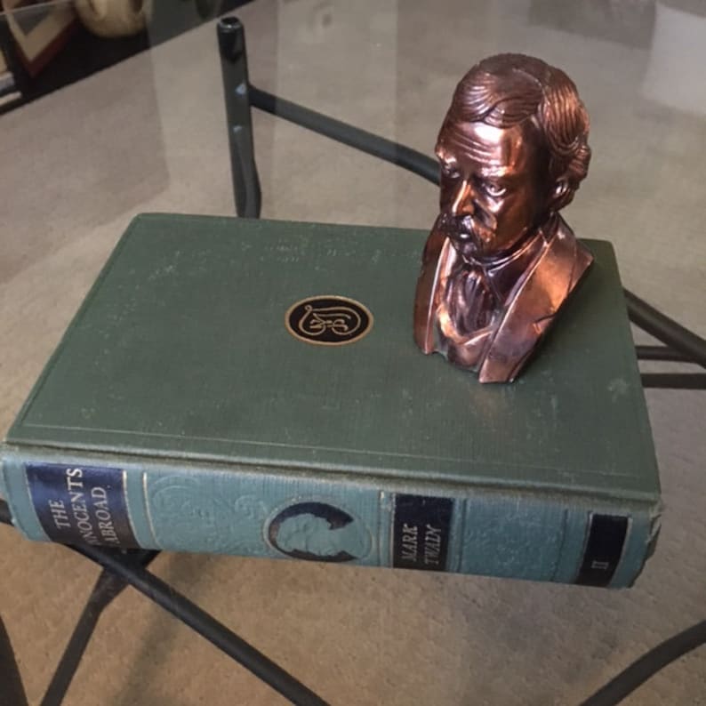Twain himself bust Vol 2 and THE INNOCENTS ABROAD by Mark Twain