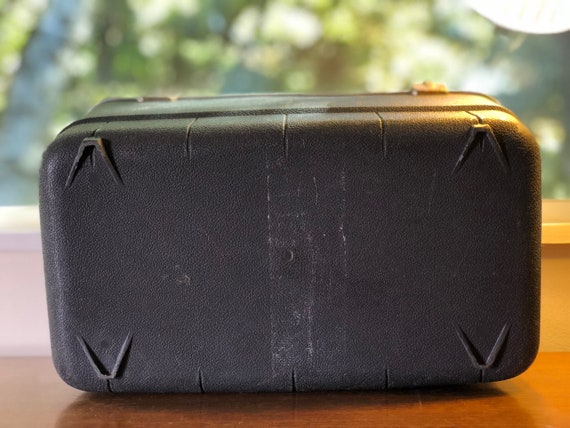 Vintage Train Case Charcoal Gray by Forecast - Tr… - image 10