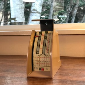 Vintage Scale Hanson Postal Scale - Mid Century Modern Kitchen Scale Model 1546A Retro Decor Portion Control