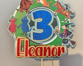 Julia Donaldson Characters cake topper