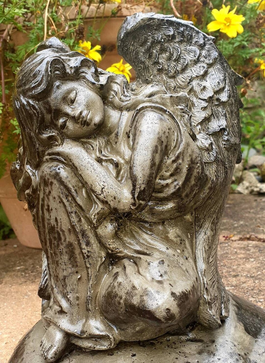 ANGEL GARDEN ORNAMENT - Etsy UK