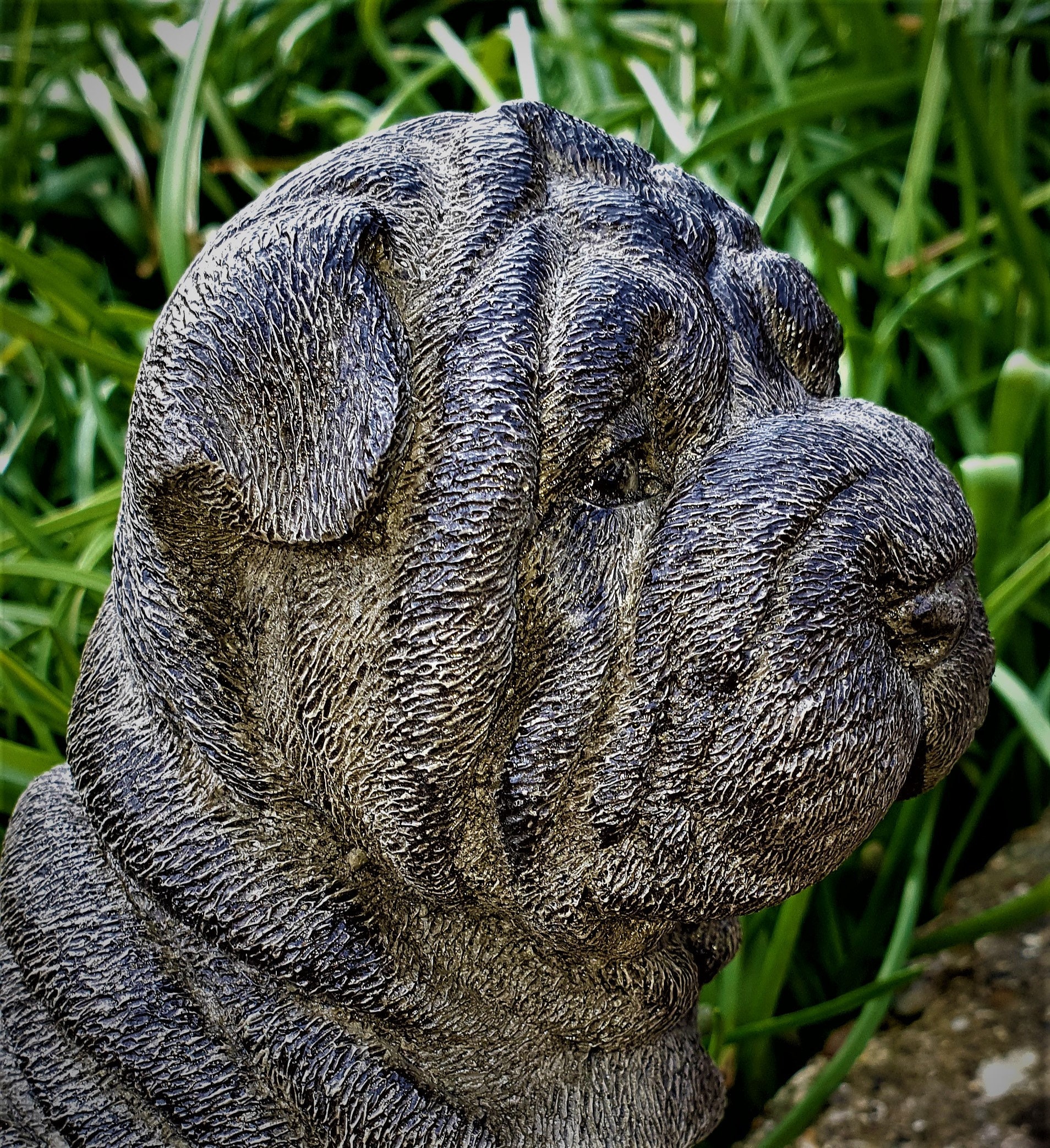 Decoration Jardin Statue Lapin, Au Gel Et Aux Intempéries-Massif