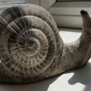 Snail - Garden Ornament. Cast Stone , Hand Made