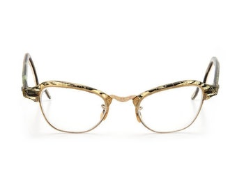 1950's Vintage Imp Cat's Eye Eyeglasses -12K Gold-Filled