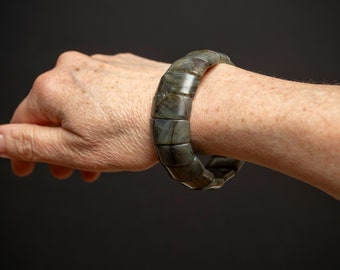 Madagascar Labradorite Segmented Bracelet