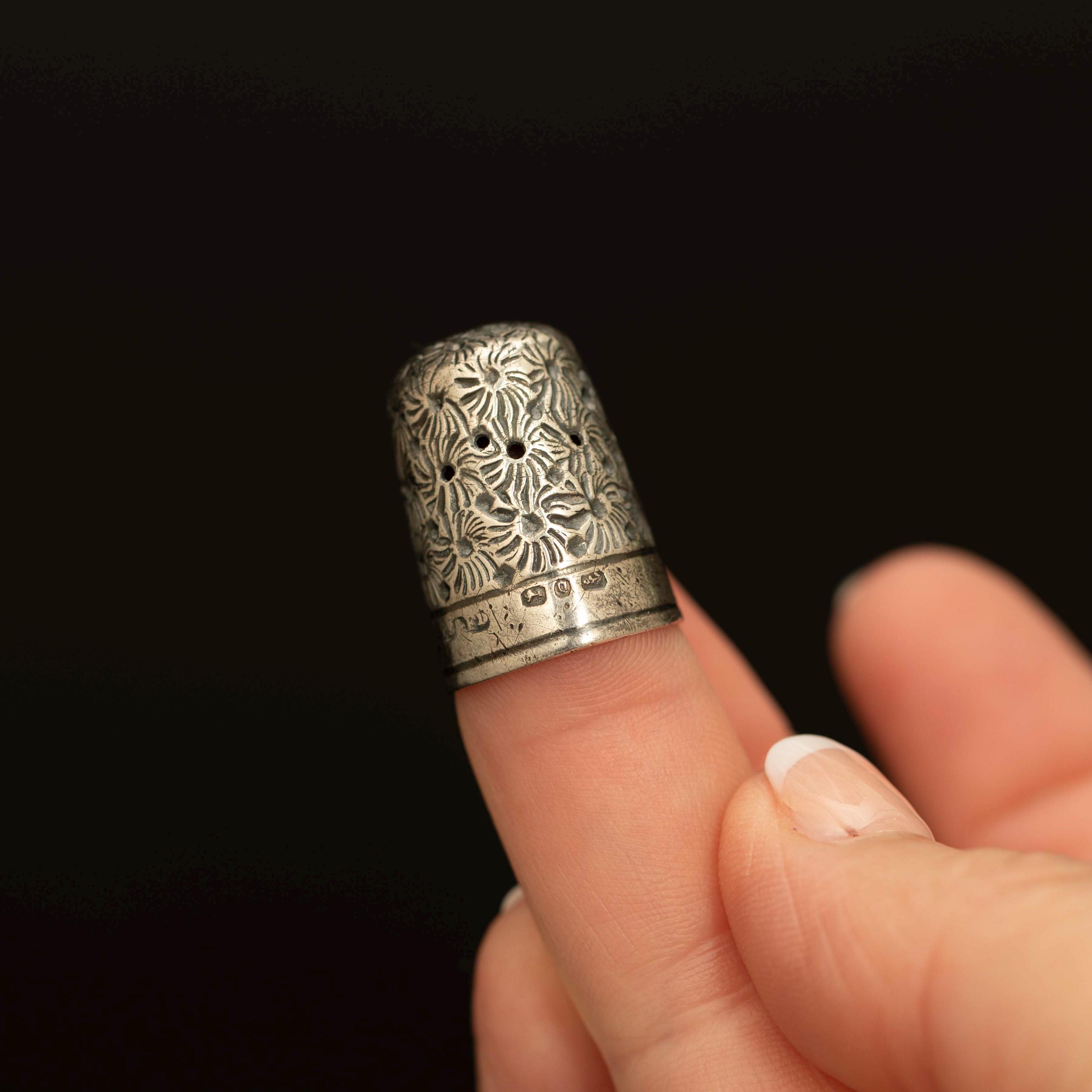 Silver thimble - Etsy 日本