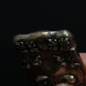 Sterling Silver Victorian Nouveau Match Safe Vesta Case With Floral ...