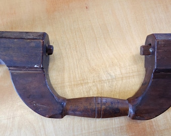 Primitive Wooden Bitstock Brace / Primitive Drill