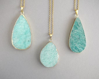 Amazonite Necklace Etsy Amazonite Necklace Etsy