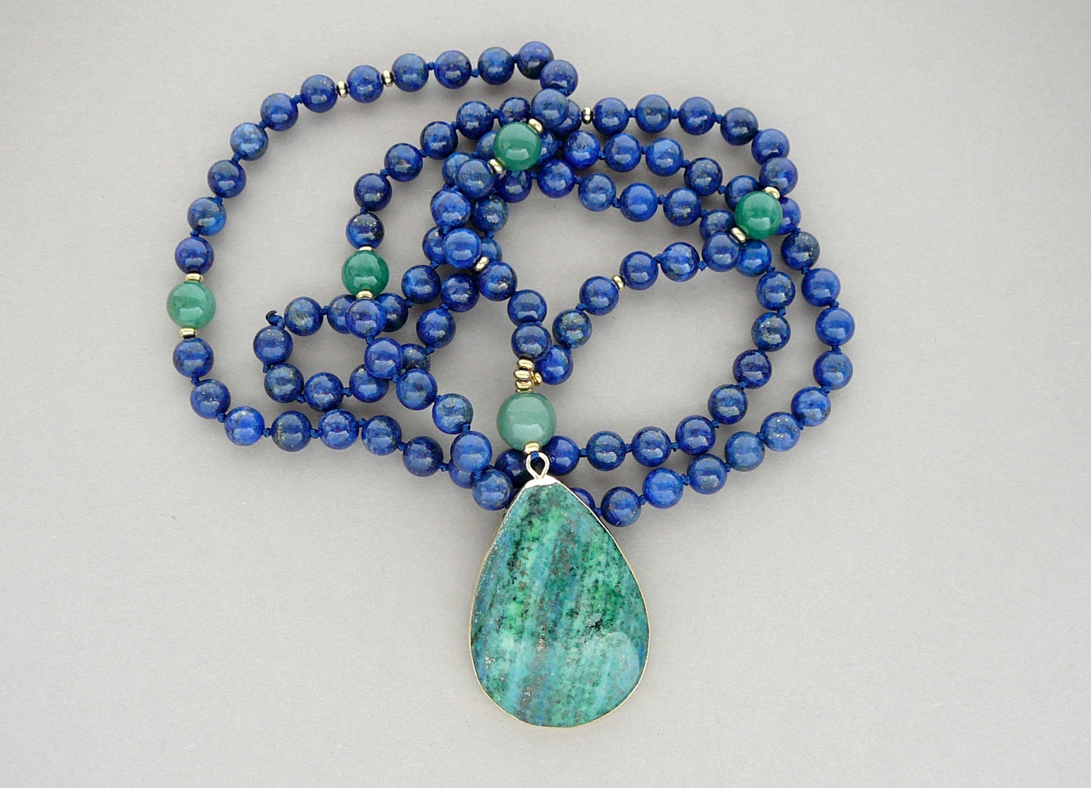 Lapis Lazuli Necklace Mala Necklace for Women Gift 108 Mala | Etsy