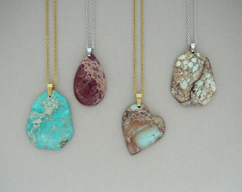 améthyste plaqué or Collier Pendentif turquoise Druzy Élégant Jasper Onyx améthyste plaqué or Collier Pendentif turquoise Druzy Élégant Jasper Onyx