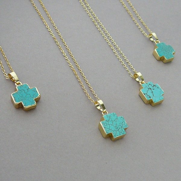 Turquoise Cross - Etsy