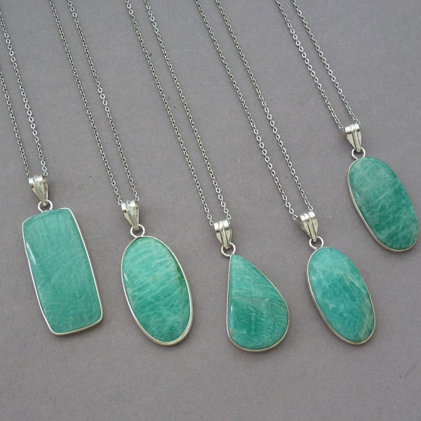 Mint Gemstone Necklace main image 1