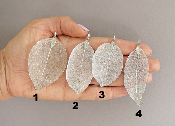 URBAN MIST LAGENLOOK JEWELLERY SILVER LEAF RINGS PENDANT LEATHER LONG NECKLACE 