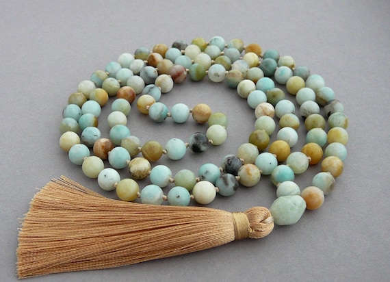 Collana "Mala Viola" nepalese - Gioielli - Collane - di Eva Bohemia