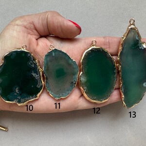 Dakota Green Agate Necklace main image 1