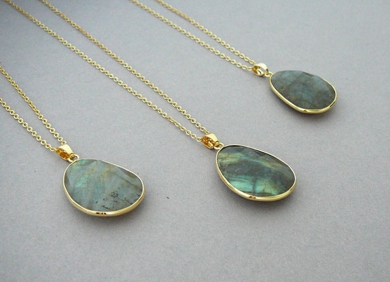 Labradorite necklace etsy clearance