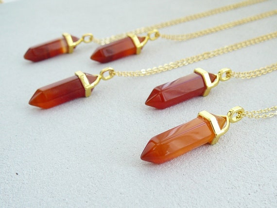 Buy Lab Created Orange Sapphire Necklaces Online in UK