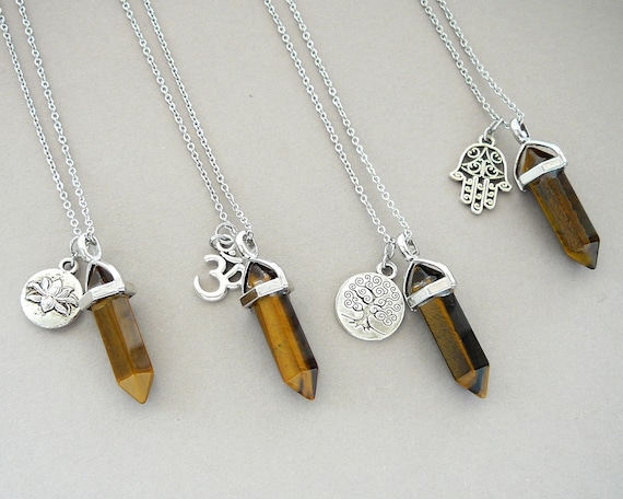 Tigers Eye Lotus Pendant Tigers Eye Lotus Pendant