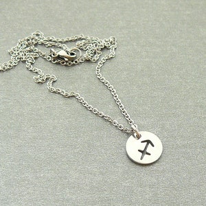 Sagittarius Necklace Silver Zodiac Signs Horoscope Jewelry for Man Woman Birthday Gift Idea Astrology Necklace Zodiac Coin Necklace