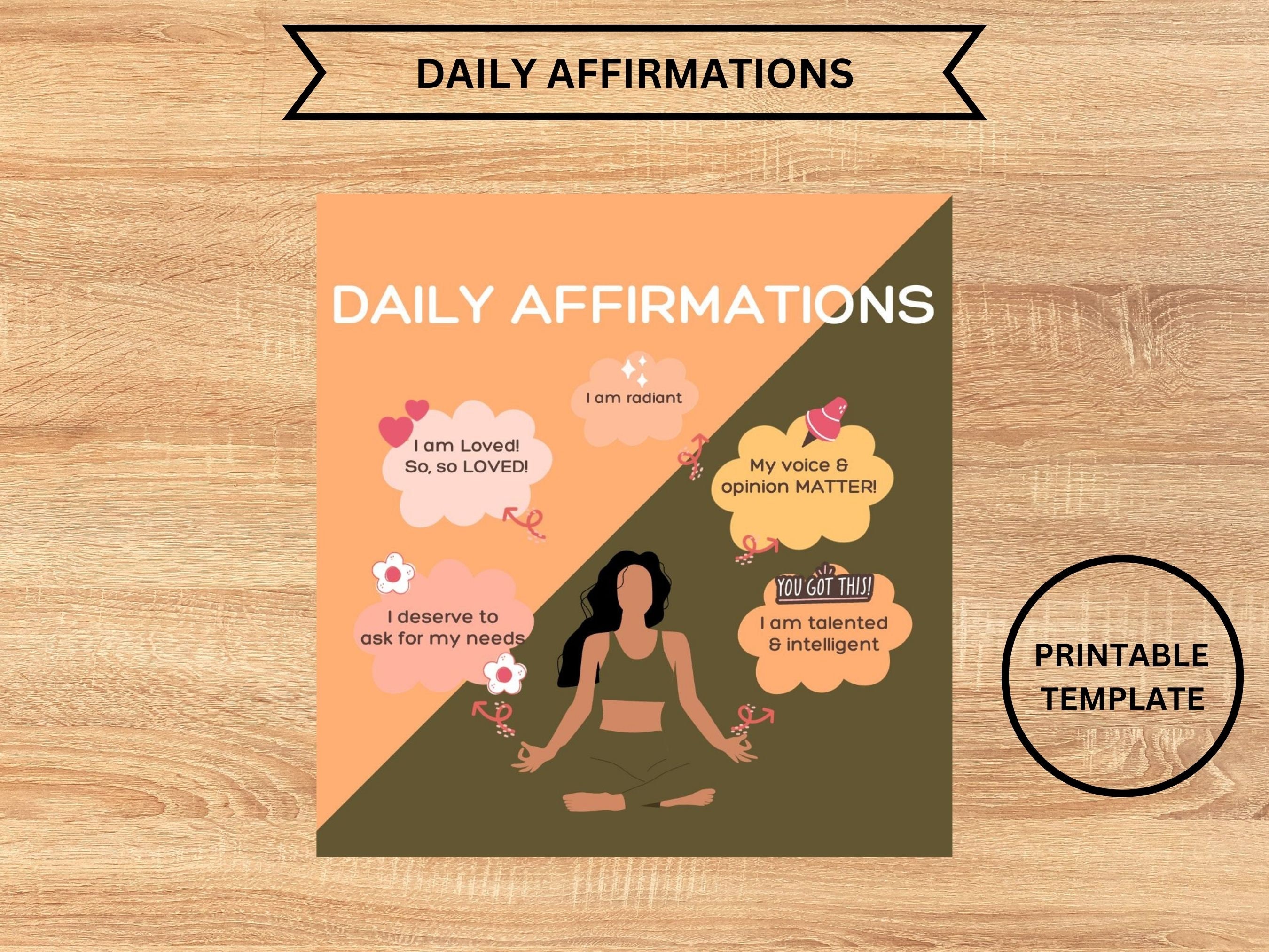 Affirmation Posts Self Care Instagram Post Mental Health Instagram ...