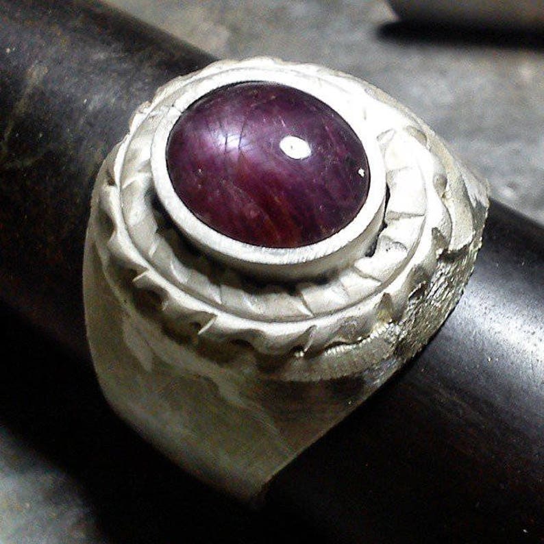 Anello In Argento Con Opale Blu Dell'Etiopia-3034WA | Gioielli