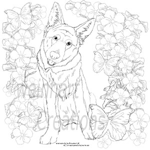 Goldendoodle Puppy Coloring Page For Anyage Etsy