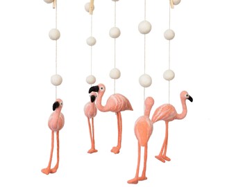 Flamingo _ Nursery decor_Baby mobile _Flamingo mobile _Flamingo decor_ Mobile _ Safari _ Jungle _Pink_Bird