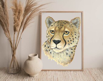 Digital Art Print - Cheetah