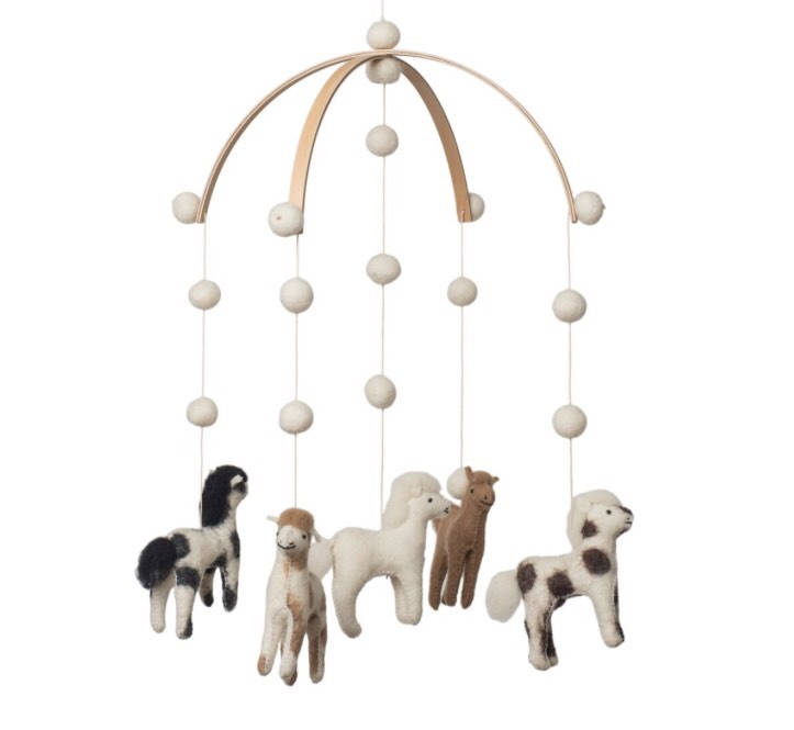 Horse mobile Nursery decor baby room cowboy nursery Etsy