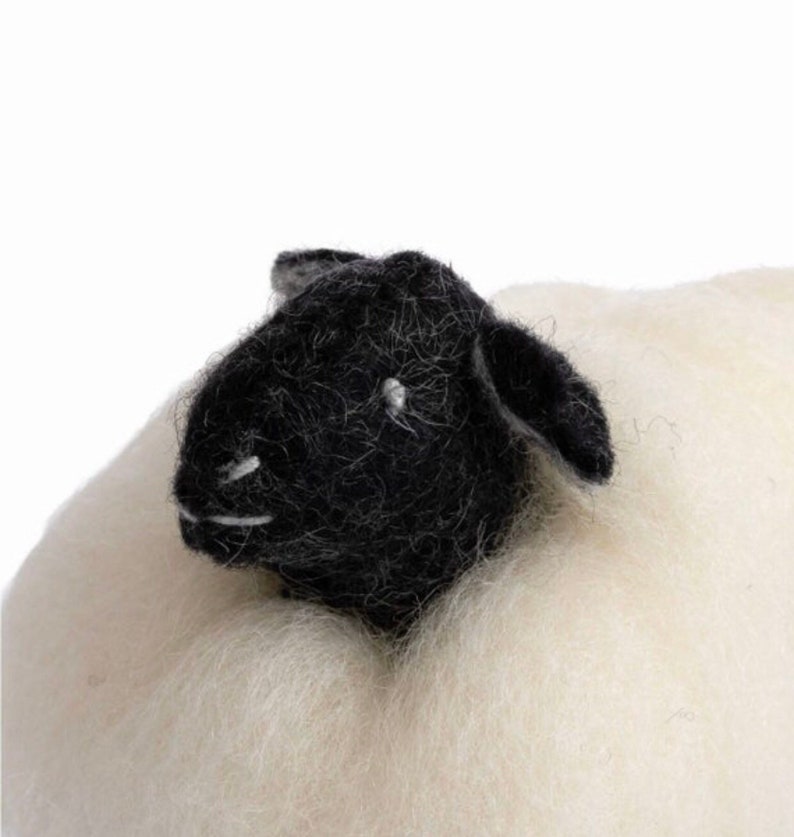 Sheep mobile Black sheep-Black sheep mobile-Nursery decor Baby mobile Lamb mobile Sheep mobile Scandinavian nursery farm image 5