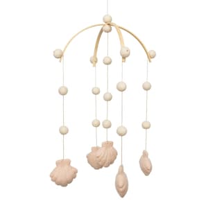 Shell- Sea Shell -Ocean Shell- Pearl - Felt Shell- Ocean Mobile-Nursery Mobile-Crib mobile-Baby Gift - Baby Shower - Pink Shell