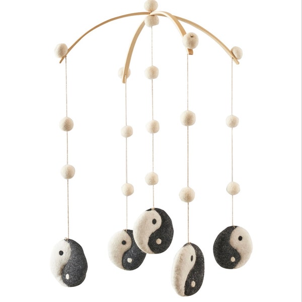 Black and White Baby Mobile Etsy