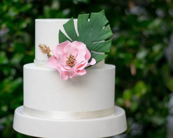 Cuisine Arts De La Table Grand Floral Tropical Fleur Sucre Posy Gateau De Mariage Decoration Topper 8 Notashco Ir