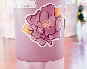 Sugar Flowers by Kelsie Cakes Open Rose Sticker