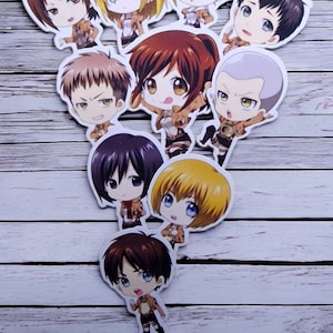 Attack on Titan Sticker Set - Season 1 - Scouts regiment - AOT