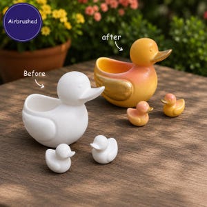 Paint you own pottery-Duck Pottery Painting- Pottery animal crafts-Group activity painting-Gift ideas-Duck Lover Gifts-Bathub Duck Gifts