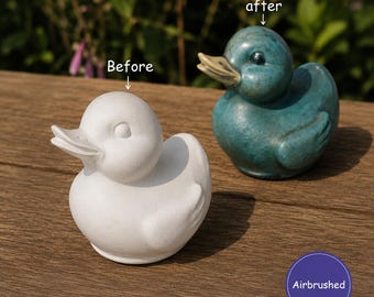 Paint you own pottery-Duck Pottery Painting- Pottery animal crafts-Group activity painting-Gift ideas-Duck Lover Gifts-Bathub Duck Gifts