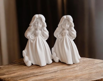 Paint you own princess pottery-  Pottery Painting- Pottery thins to paint  - Group activity painting - Pottery for girls - Fairy Princess