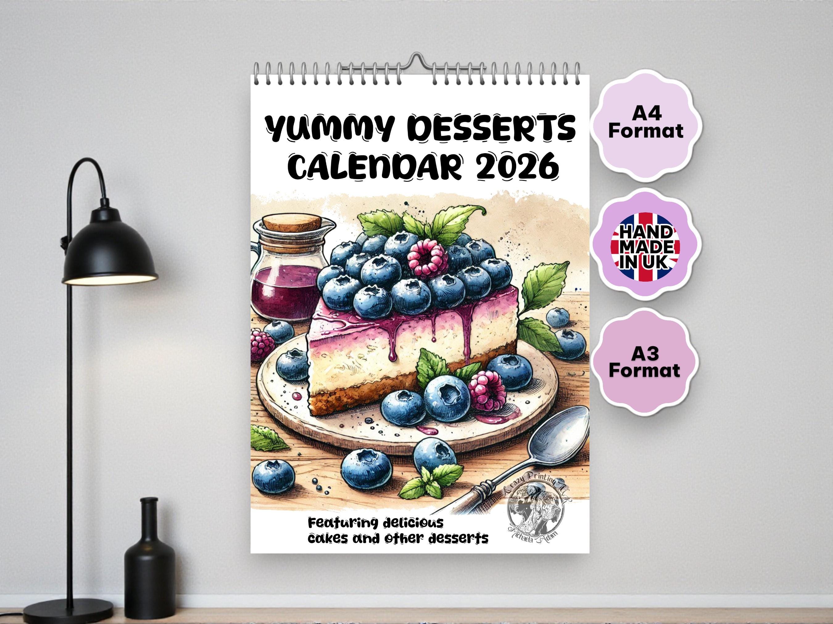 2026年 ベーキングカレンダー - スイートトリートカレンダー - 2026年