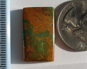 21.4 ct. (25x14.5x5 mm) 100% Natural Royston Turquoise Cabochon Gemstone, KN 70