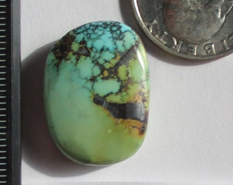 33.7 ct. (23.5x18x7 mm) 100% Natural Sierra Nevada Turquoise Cabochon Gemstone, # KS 51