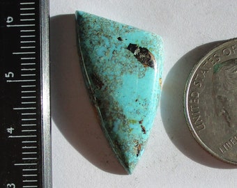 Hubei 19.0 ct. # GF 073 Gemstone 32x16x5.5 mm Turquoise 100% Natural Cloud Mountain Cabochon