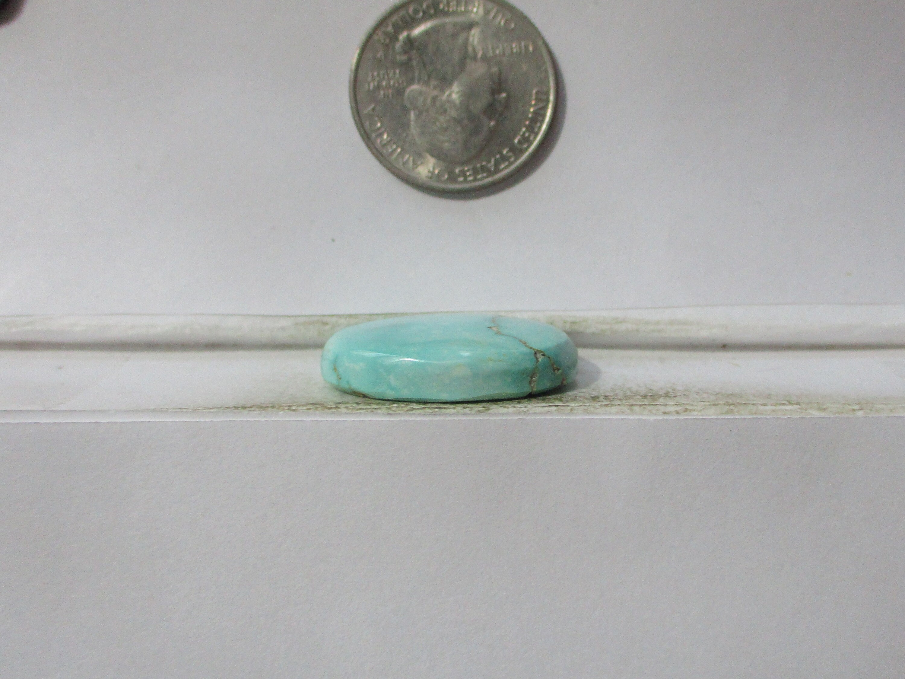 29.2 Ct. (27x21x6 Mm) 100% Natural Lone Mountain Turquoise 29.2 Ct. (27x21x6 Mm) 100% Natural Lone Mountain Turquoise